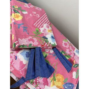 Pottery Barn Kids Spring Hearts And Flowers Pink Queen Duvet And 1 Sham